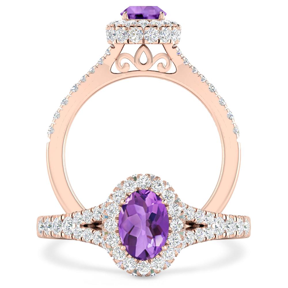 Rose Gold - Amethyst