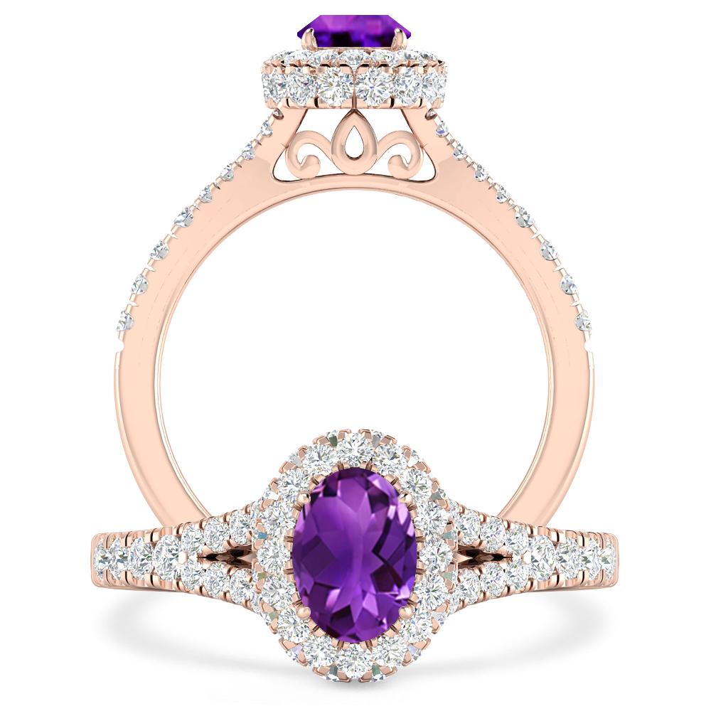 Rose Gold - Amethyst