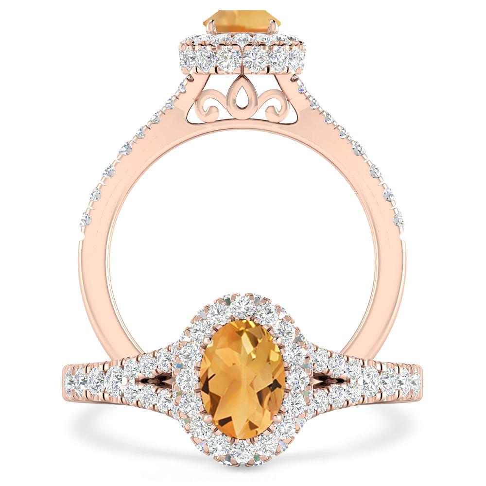 Rose Gold - Citrine