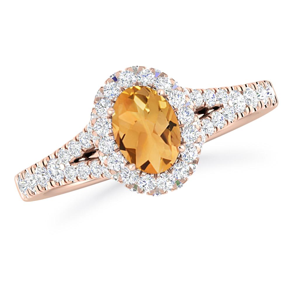 Rose Gold - Citrine