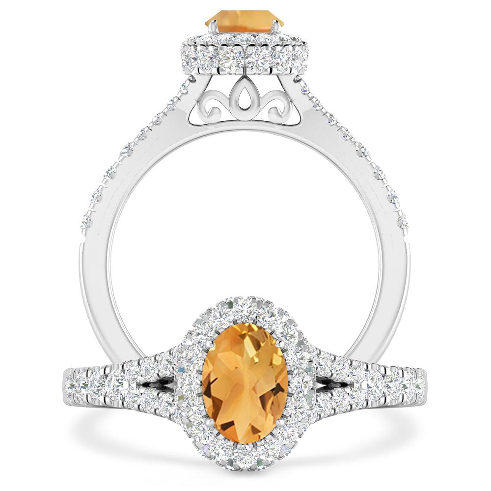 White Gold - Citrine