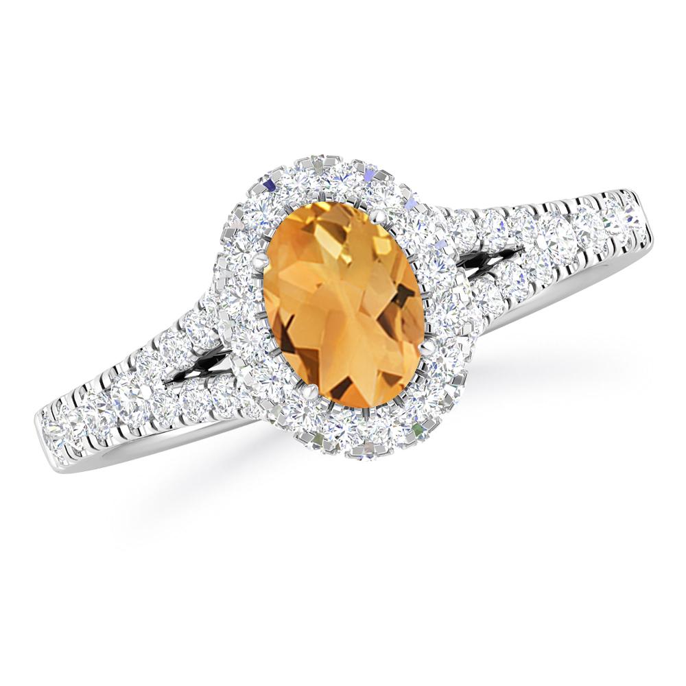 White Gold - Citrine