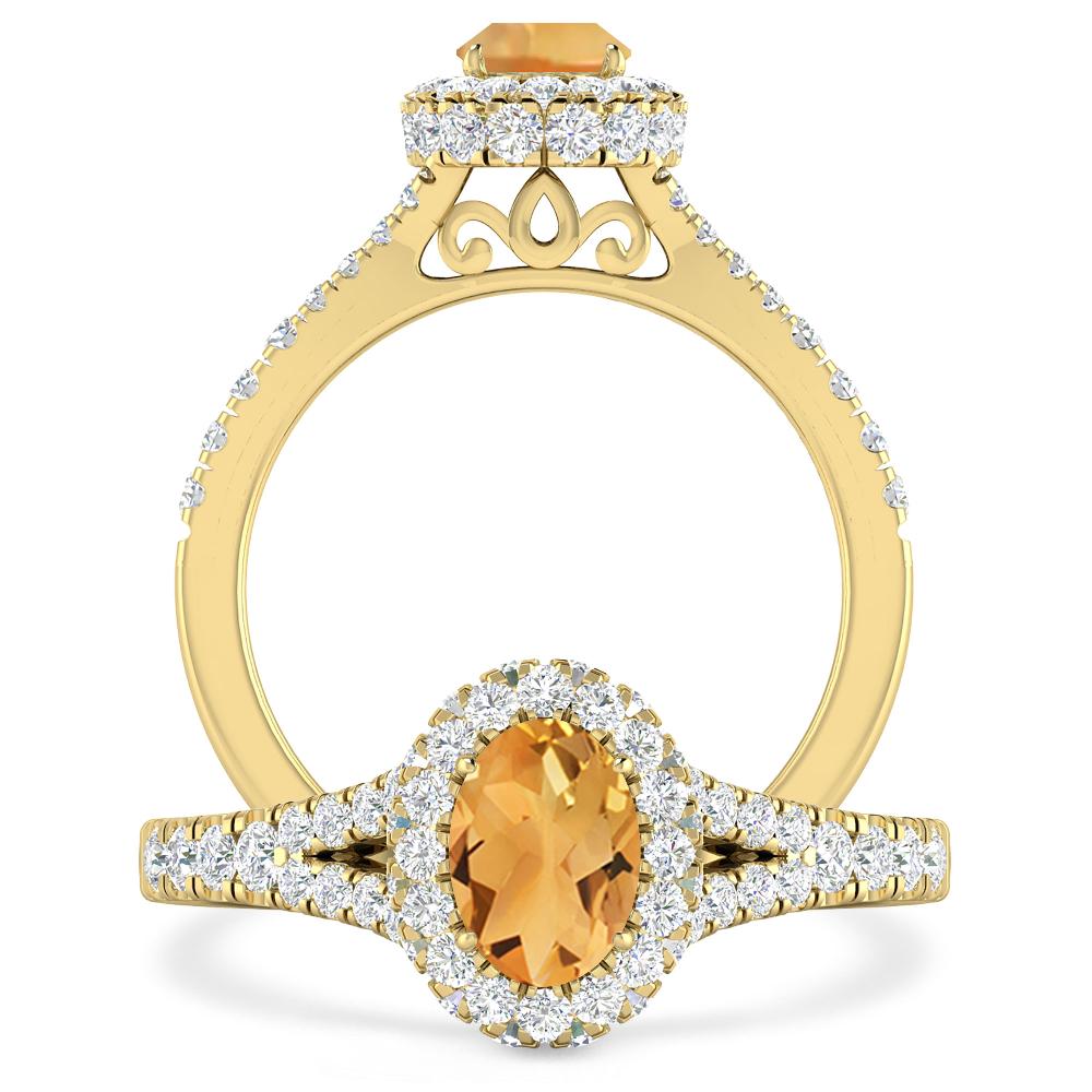 Yellow Gold - Citrine