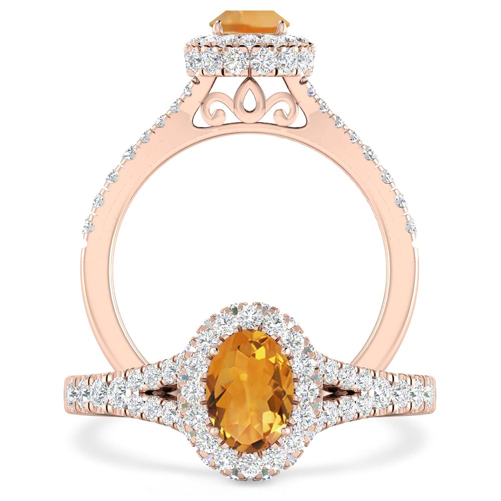 Rose Gold - Citrine