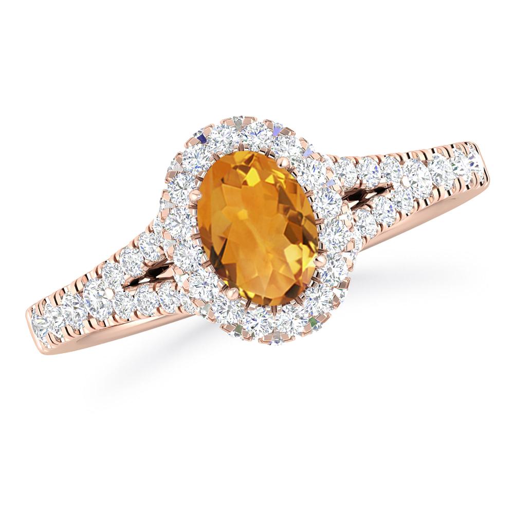 Rose Gold - Citrine