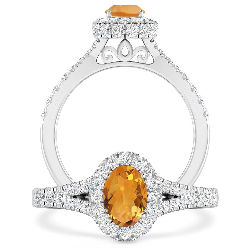 White Gold - Citrine