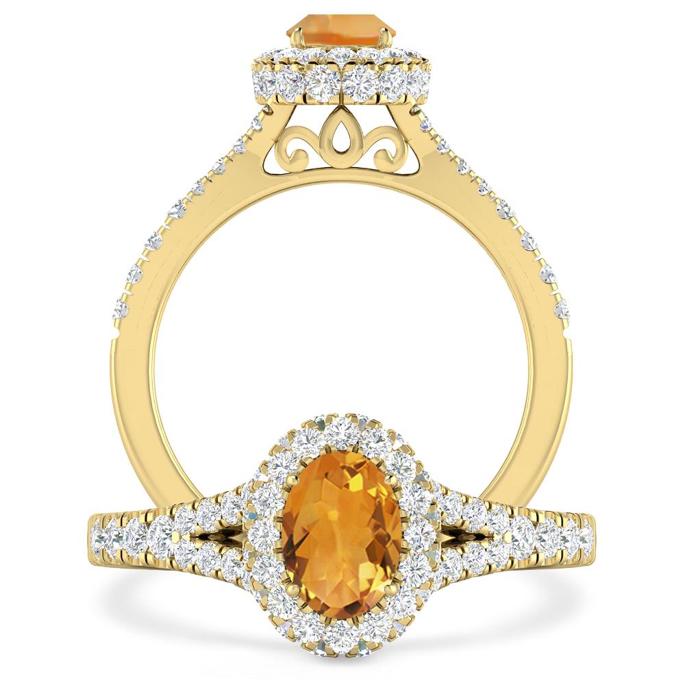 Yellow Gold - Citrine