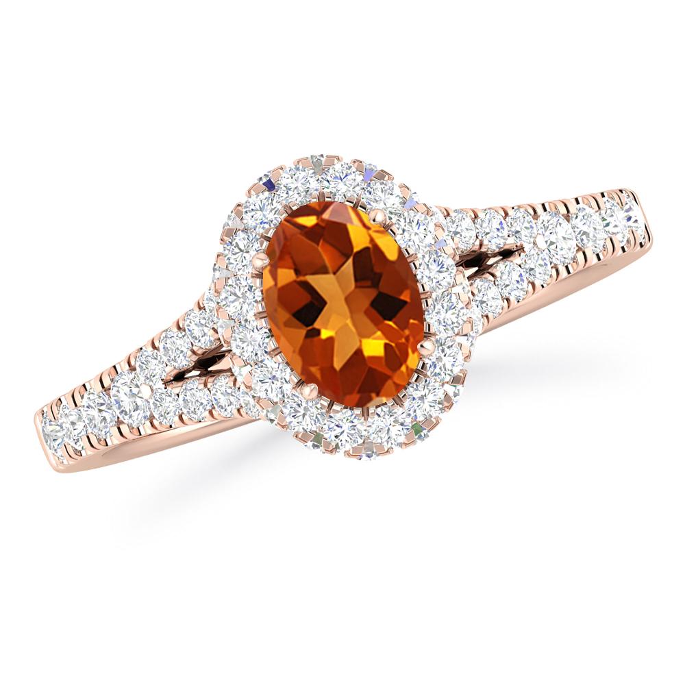 Rose Gold - Citrine