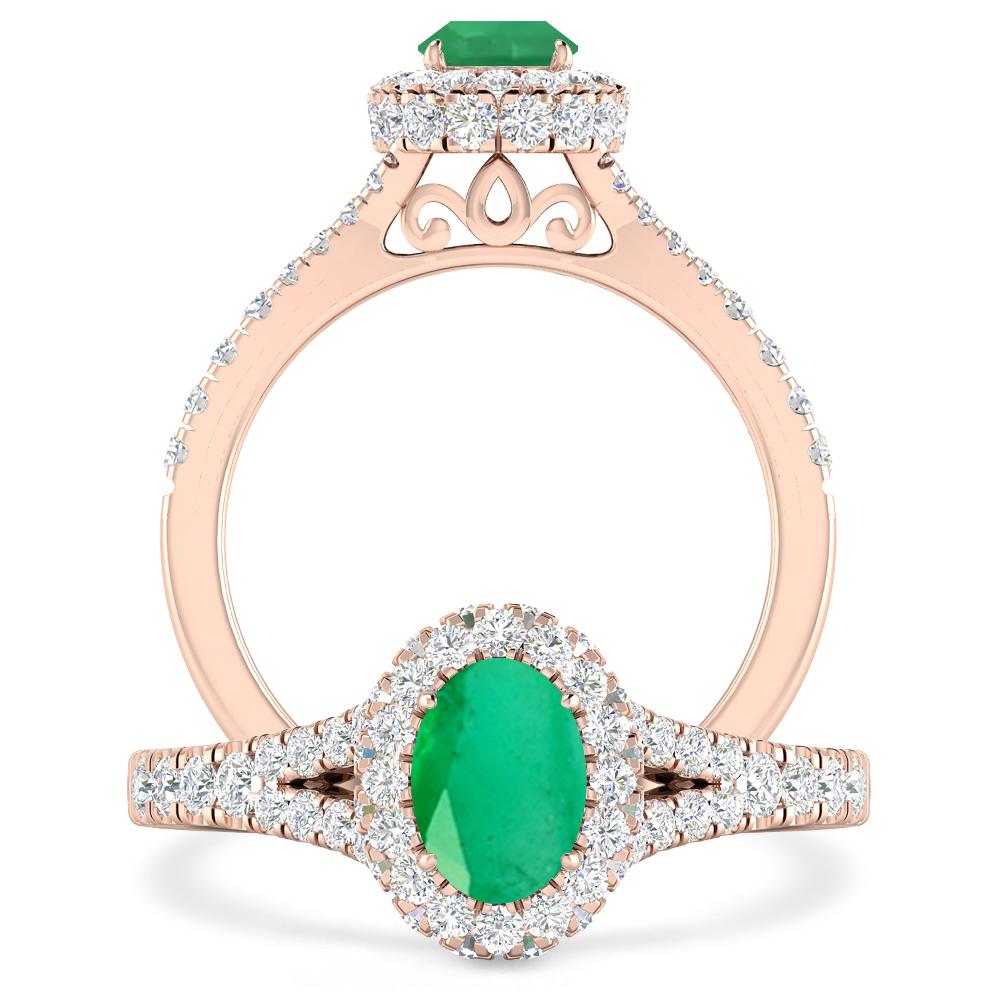 Rose Gold - Emerald