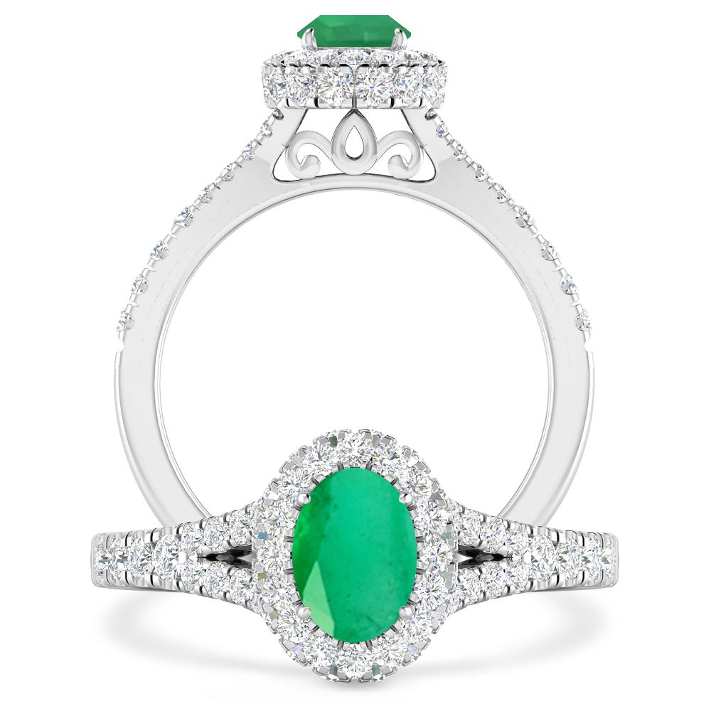 White Gold - Emerald