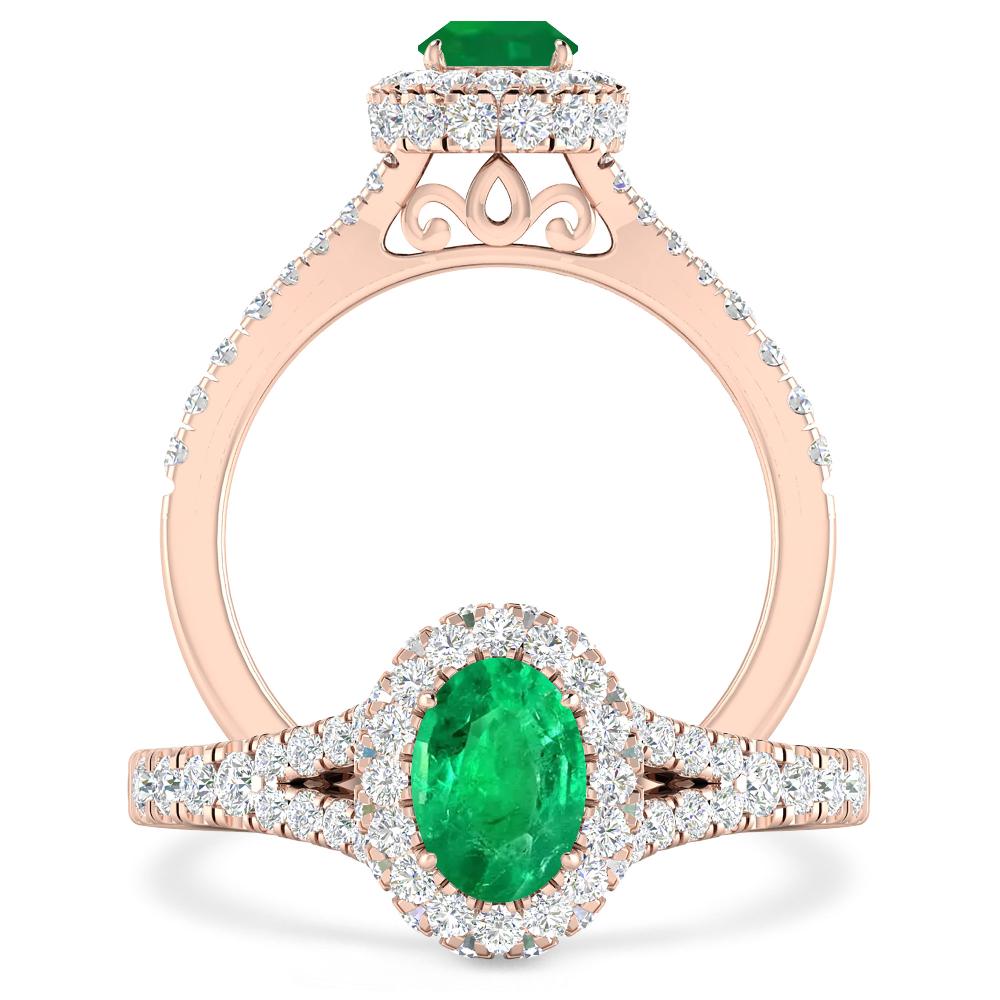 Rose Gold - Emerald