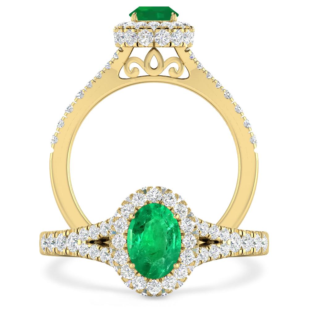 Yellow Gold - Emerald