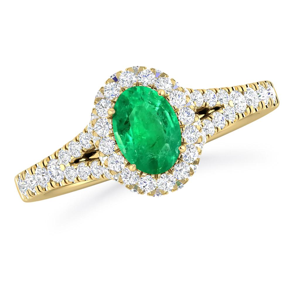 Yellow Gold - Emerald