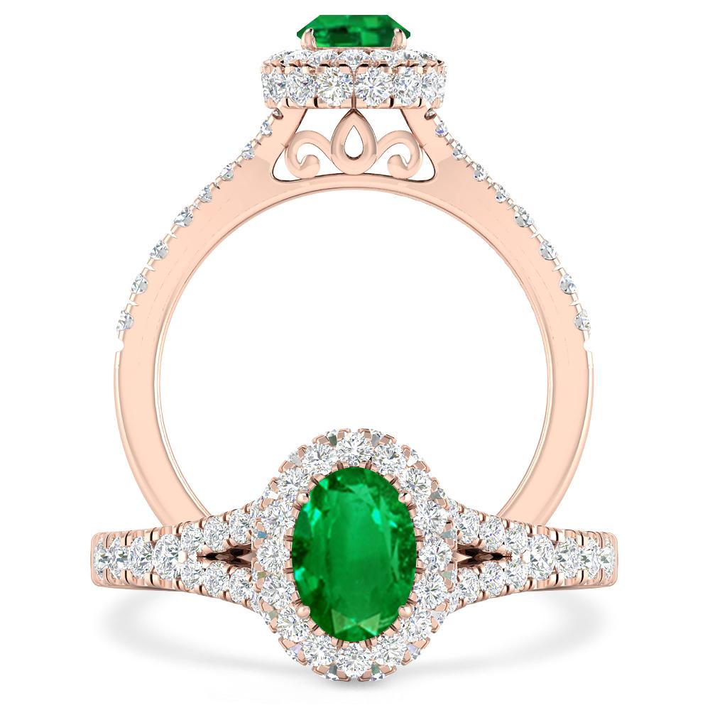 Rose Gold - Emerald