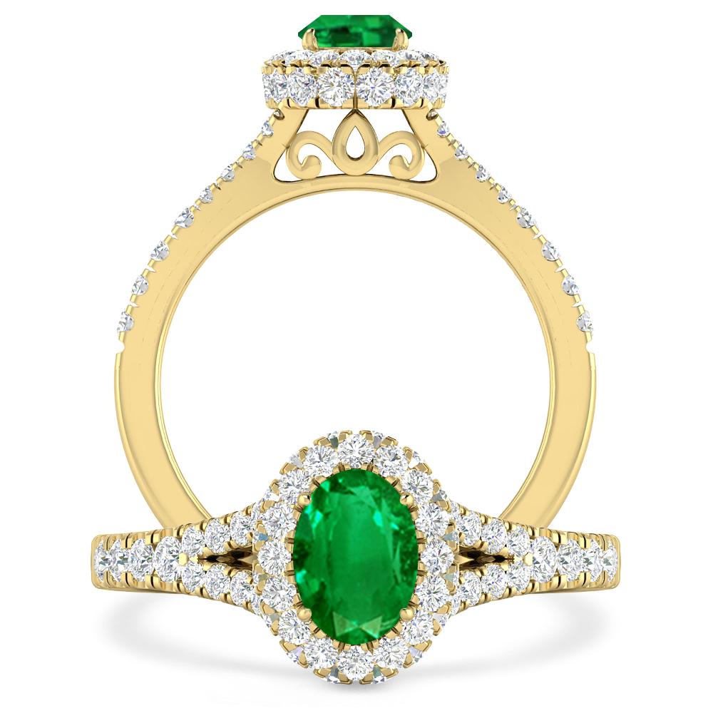 Yellow Gold - Emerald