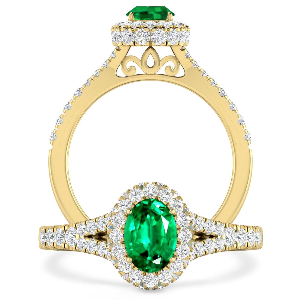 Yellow Gold - Emerald