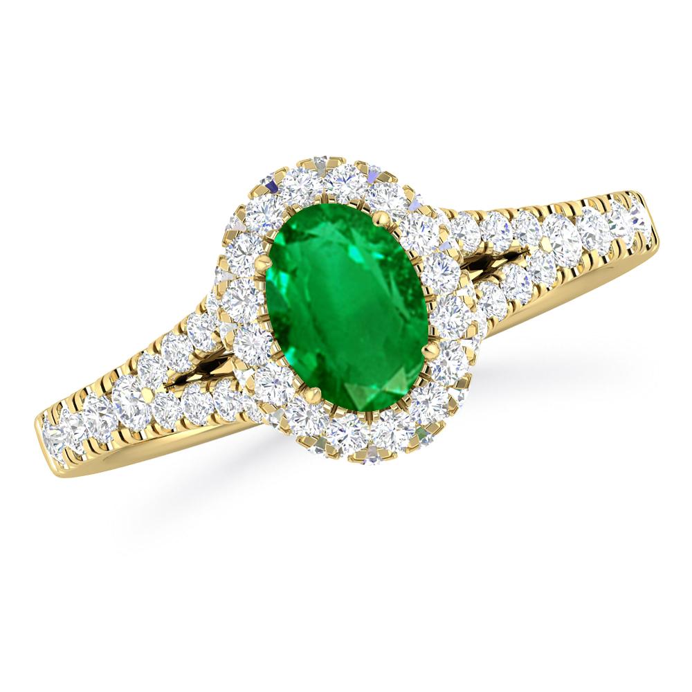 Yellow Gold - Emerald