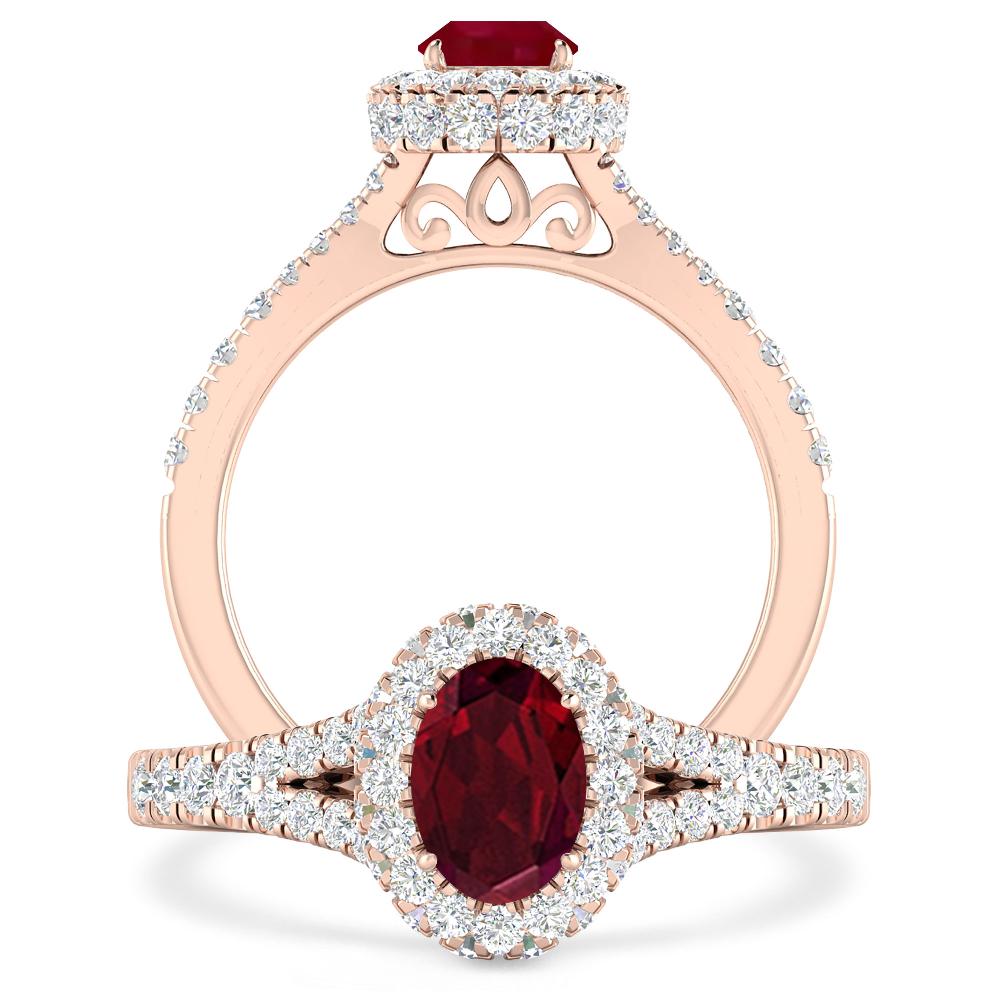 Rose Gold - Garnet