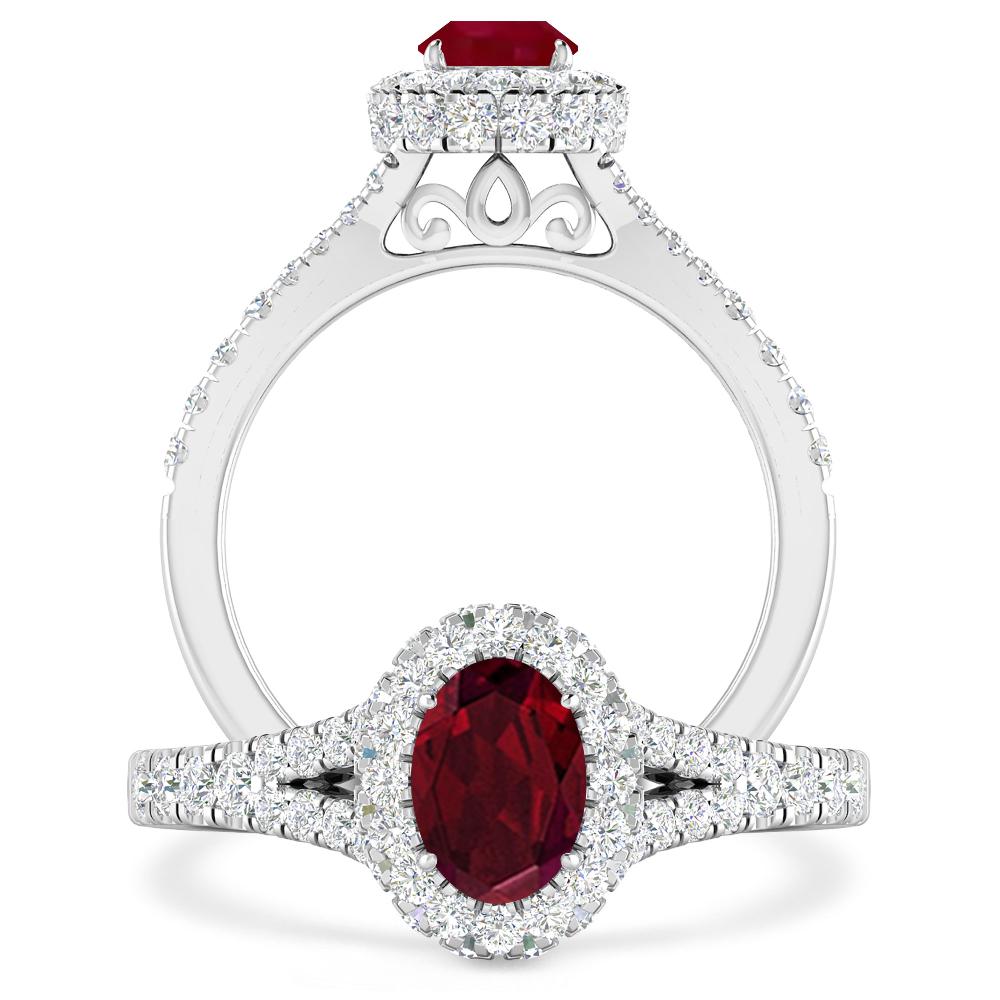 White Gold - Garnet