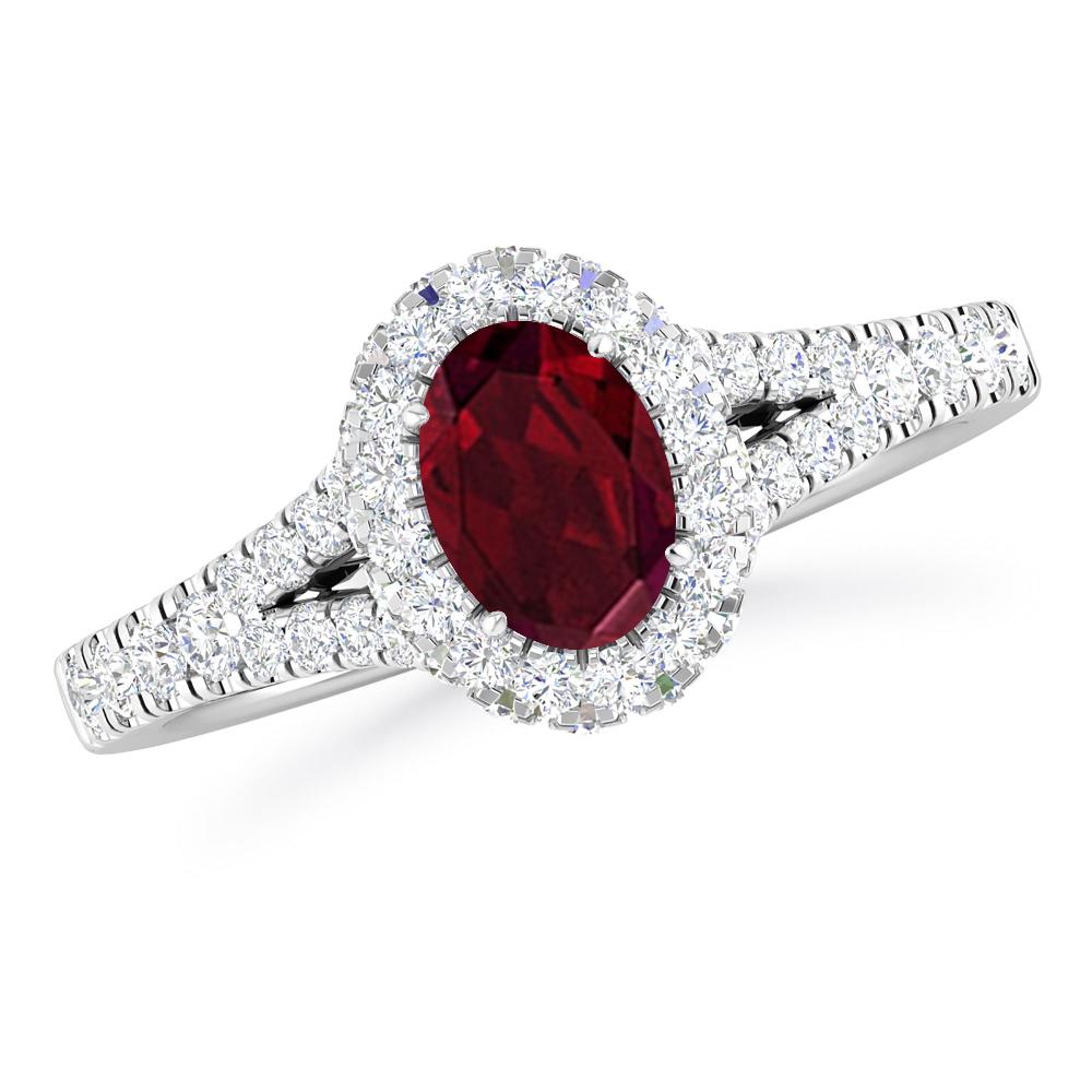 White Gold - Garnet