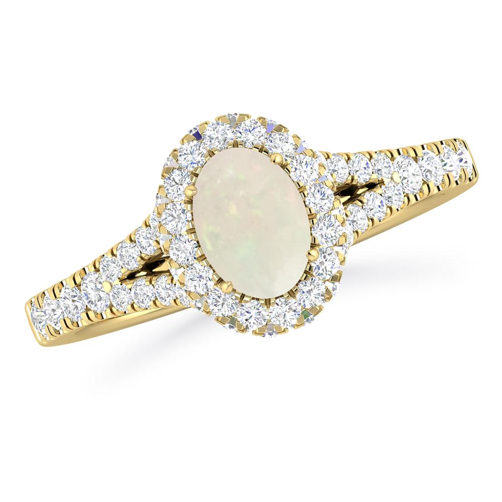 Yellow Gold - Opal