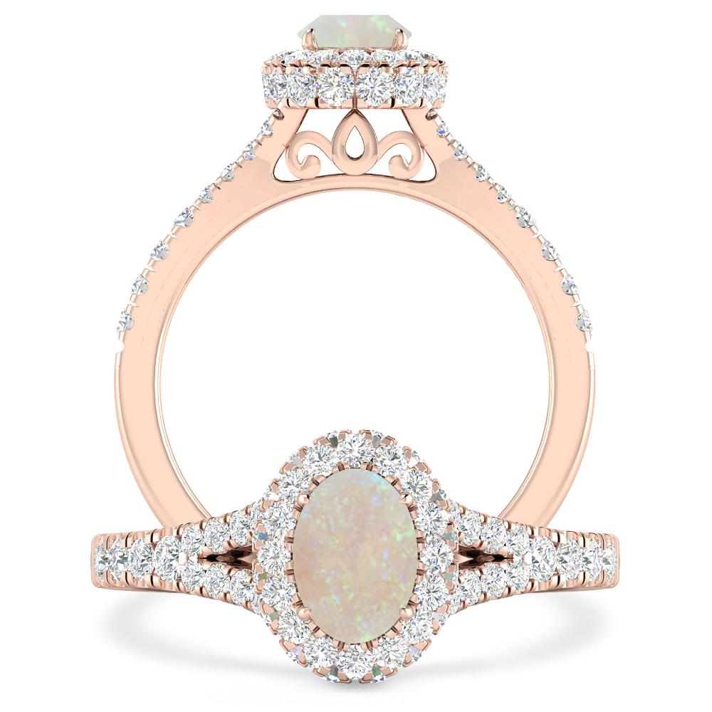 Rose Gold - Opal