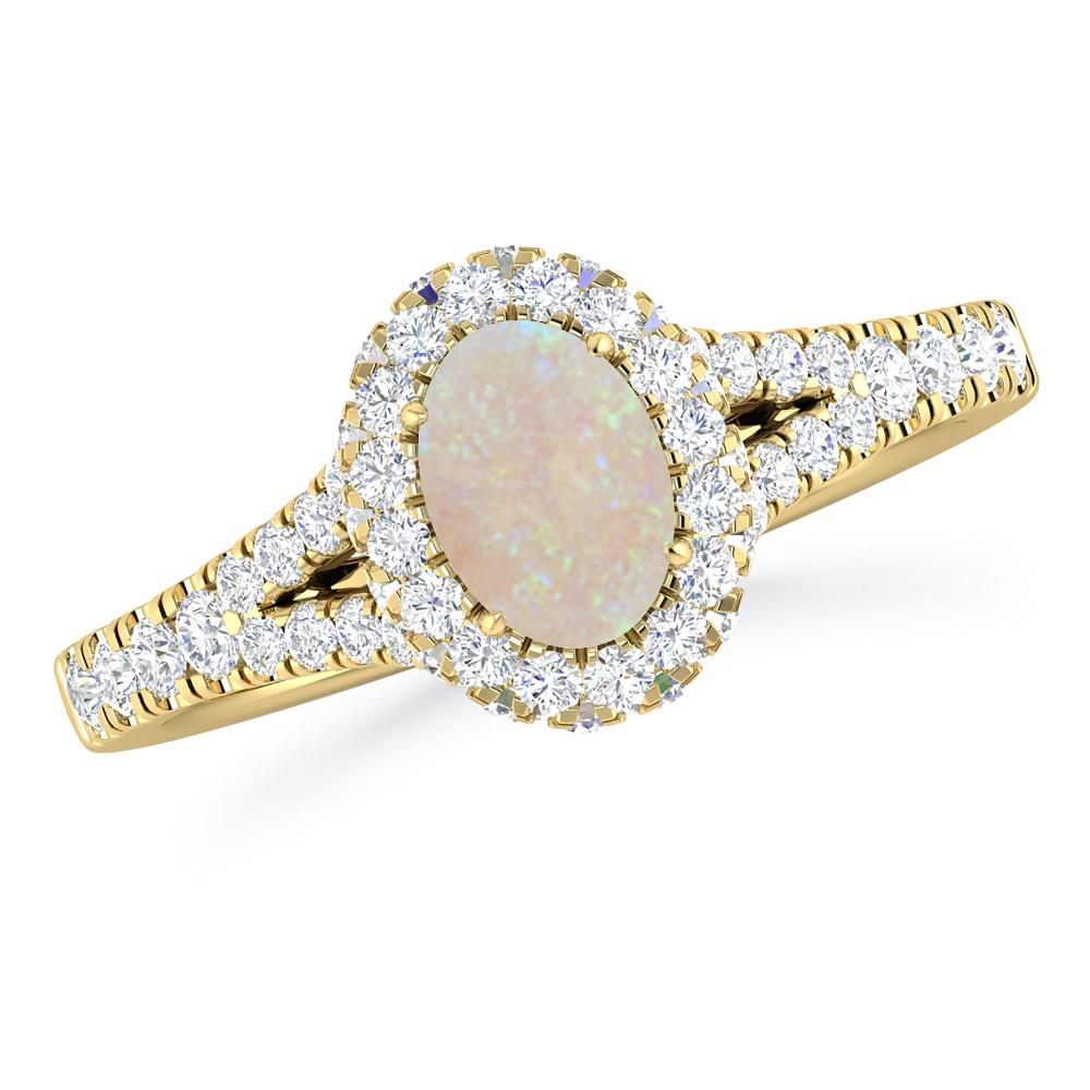 Yellow Gold - Opal