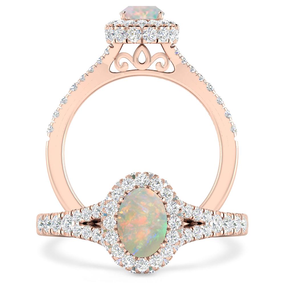 Rose Gold - Opal