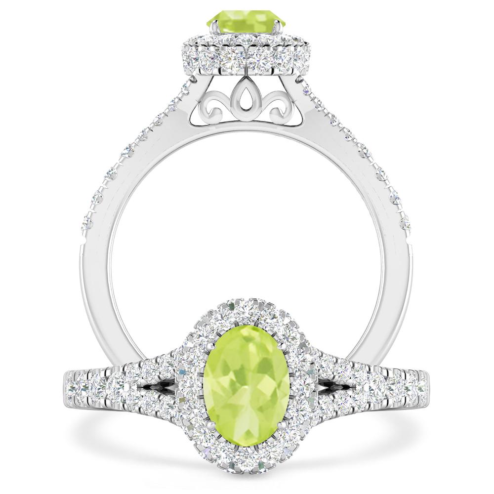 White Gold - Peridot