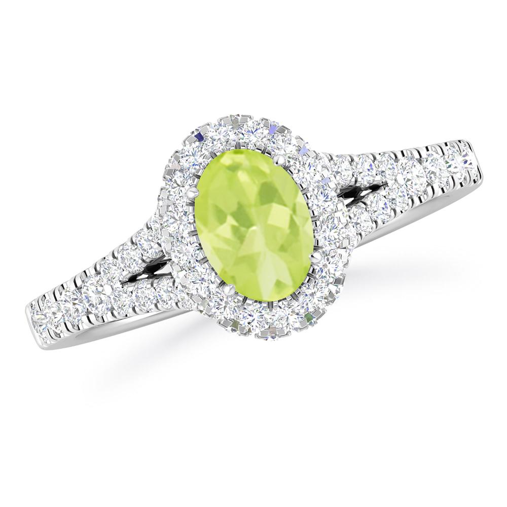 White Gold - Peridot