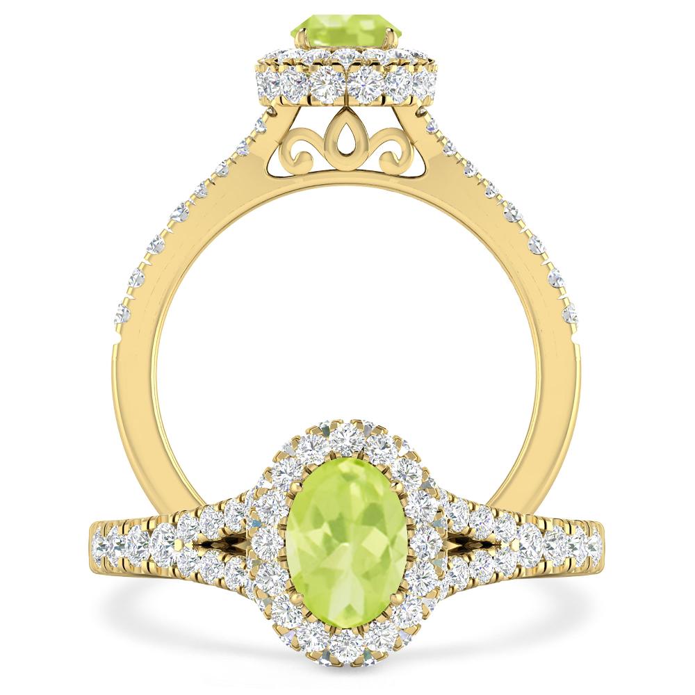 Yellow Gold - Peridot