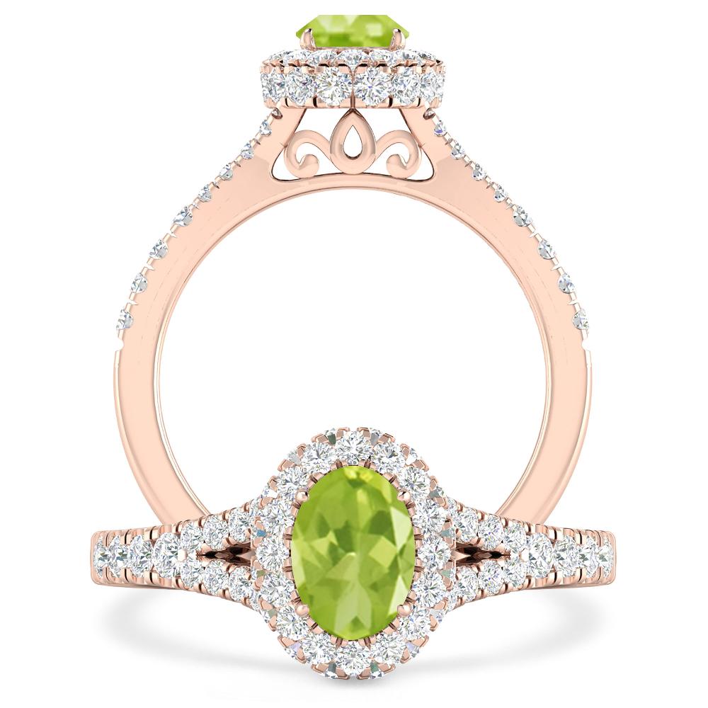 Rose Gold - Peridot