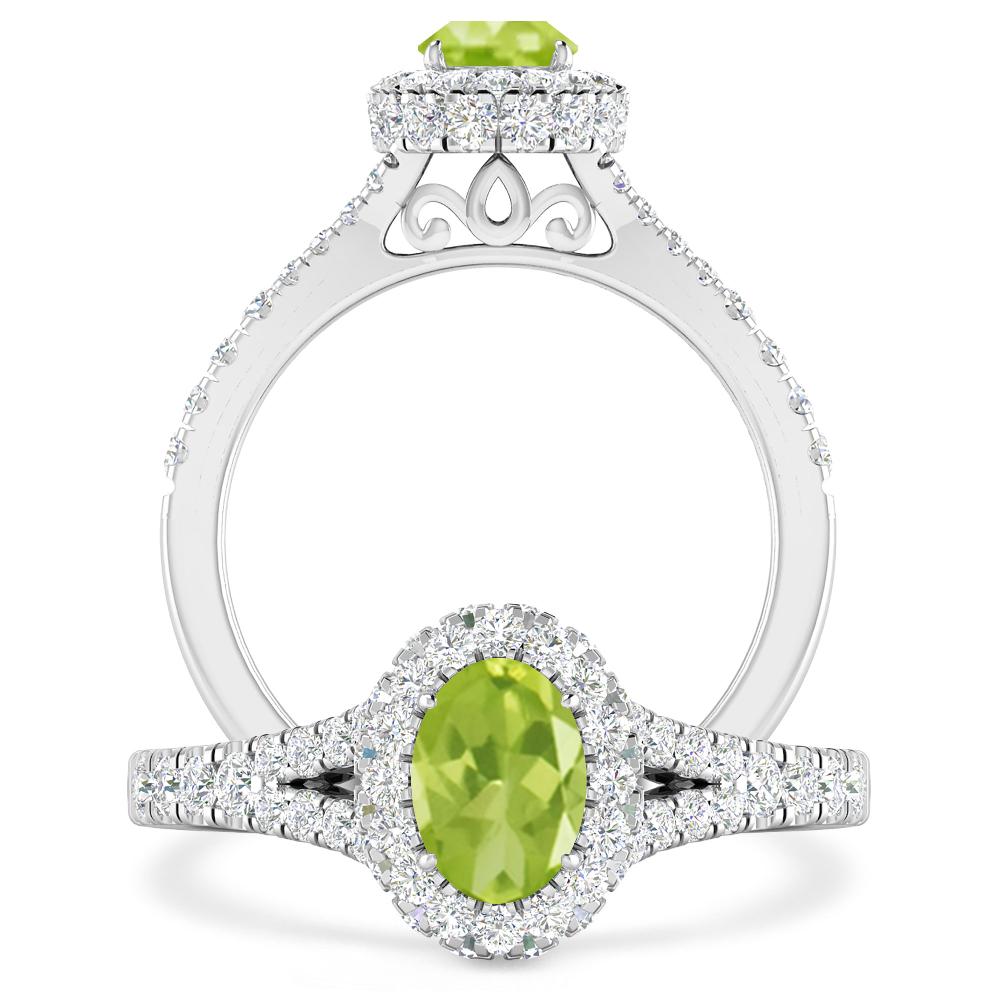 White Gold - Peridot