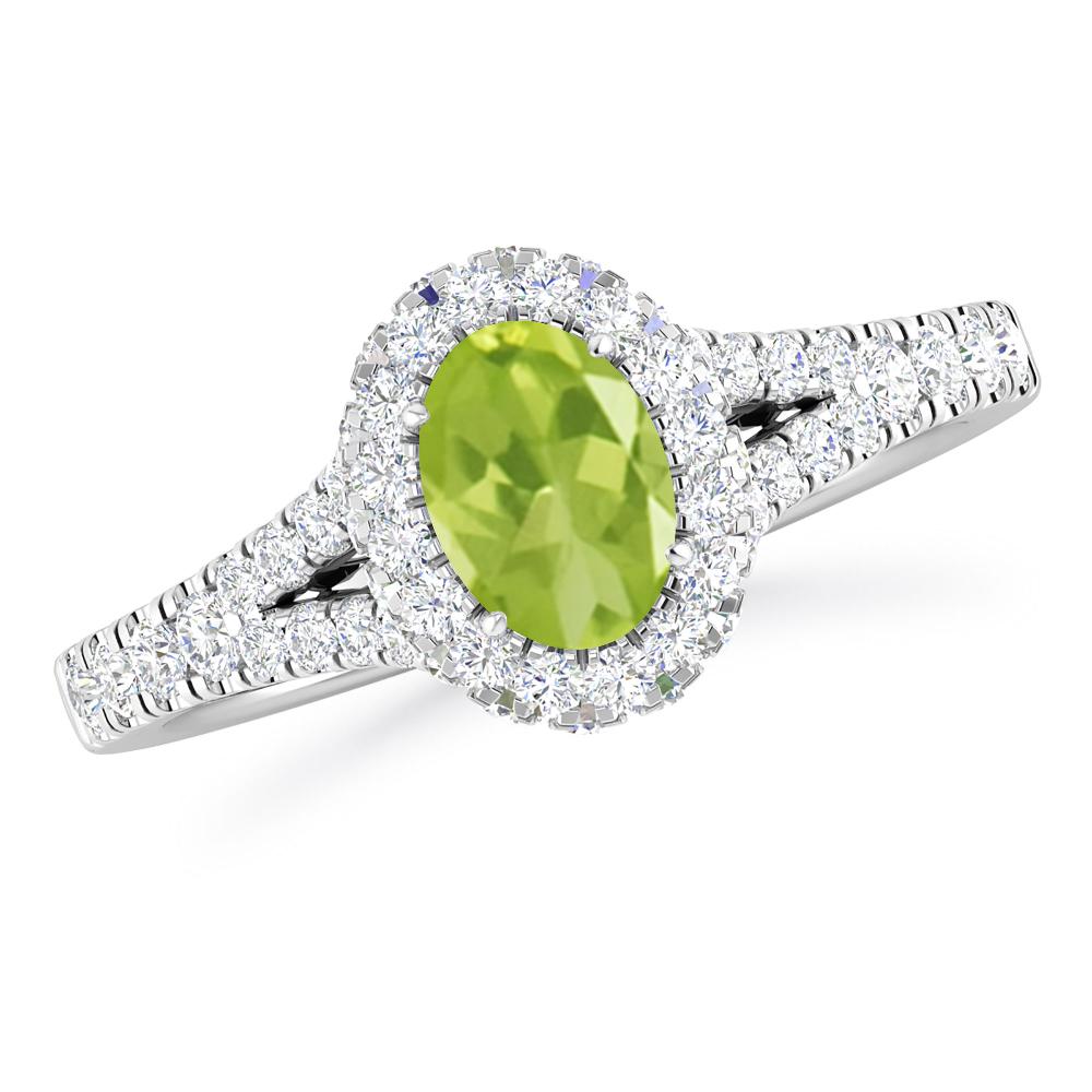 White Gold - Peridot