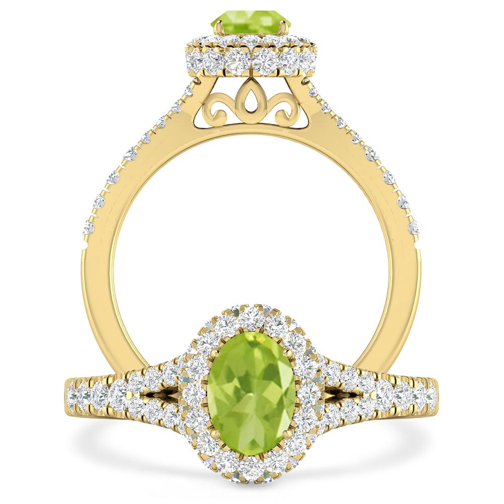 Yellow Gold - Peridot