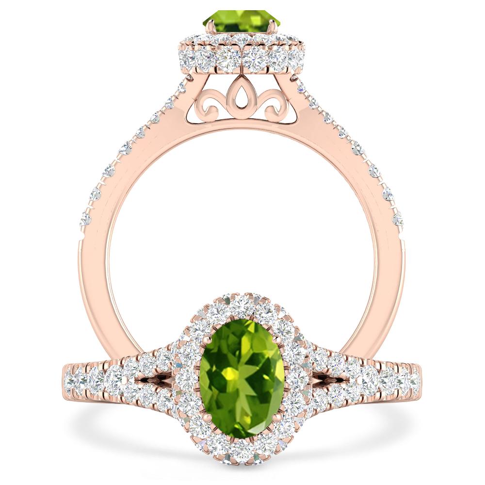 Rose Gold - Peridot