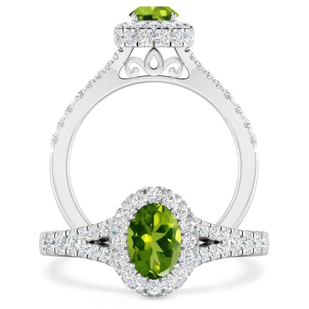 White Gold - Peridot