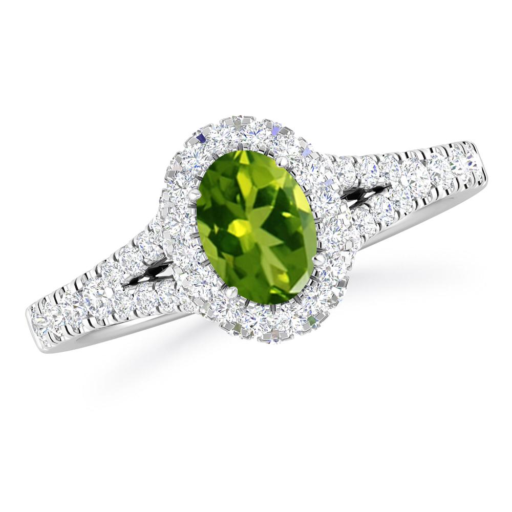 White Gold - Peridot