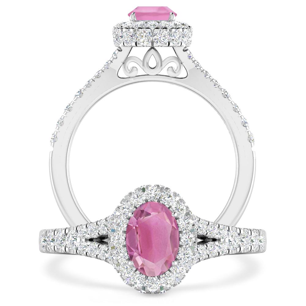 White Gold - Pink Tourmaline