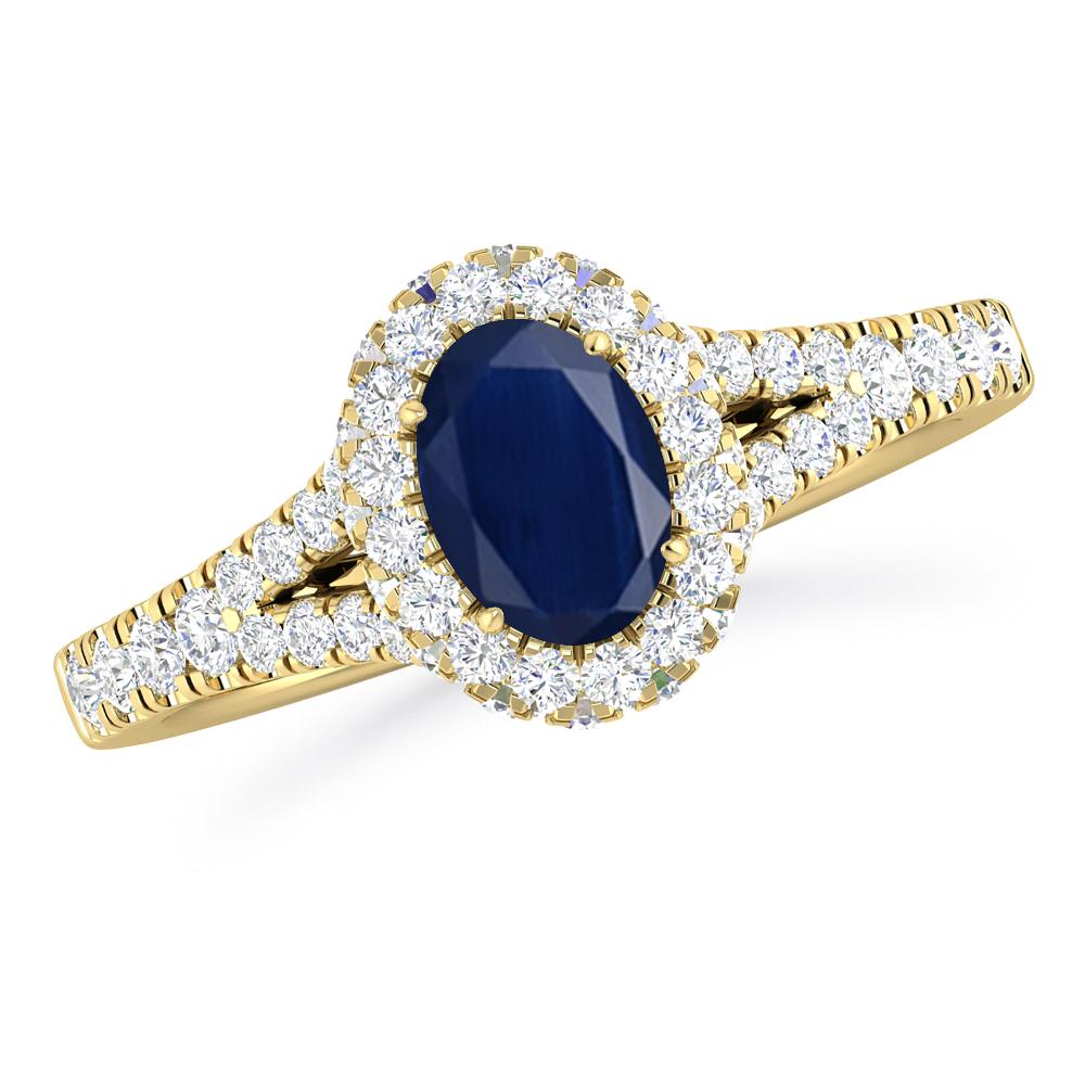 Yellow Gold - Sapphire