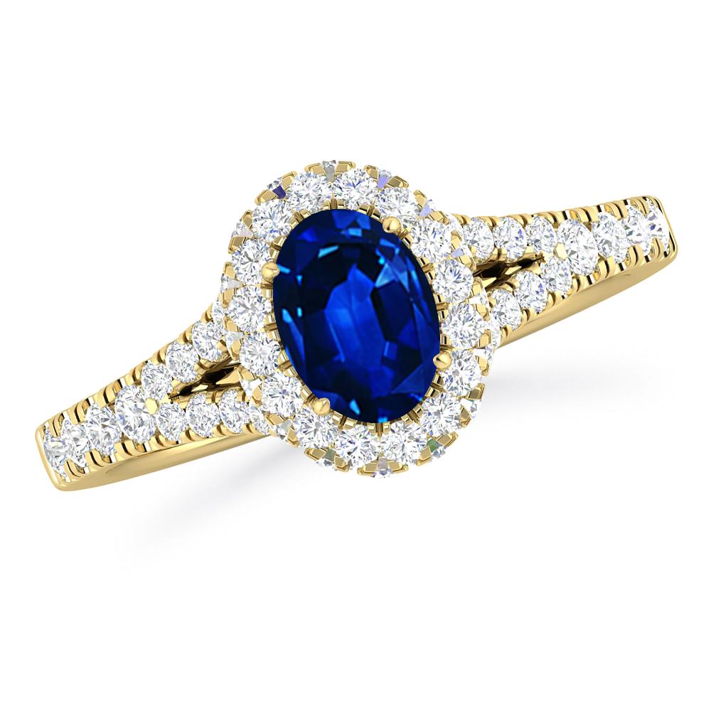 Yellow Gold - Sapphire