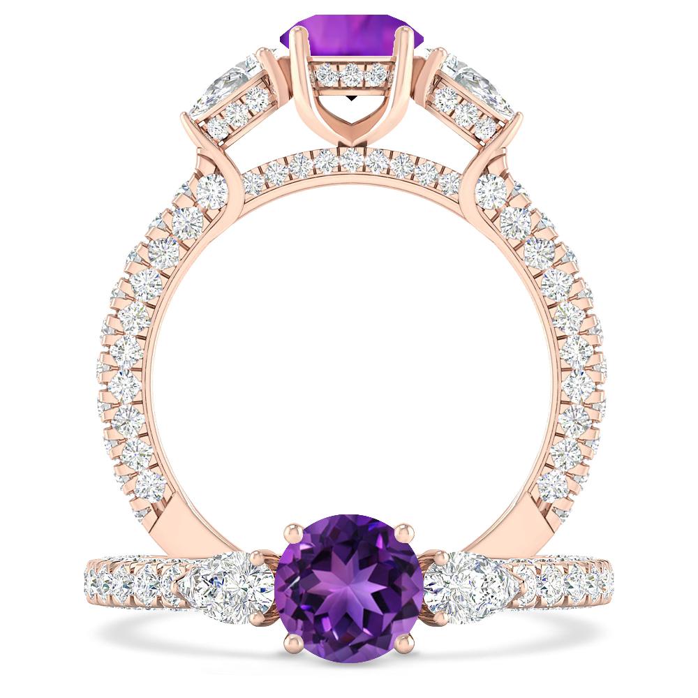 Rose Gold - Amethyst