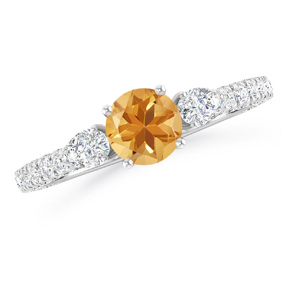 White Gold - Citrine