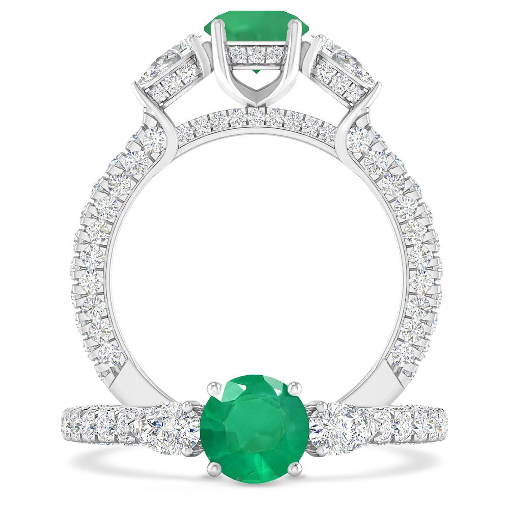 White Gold - Emerald