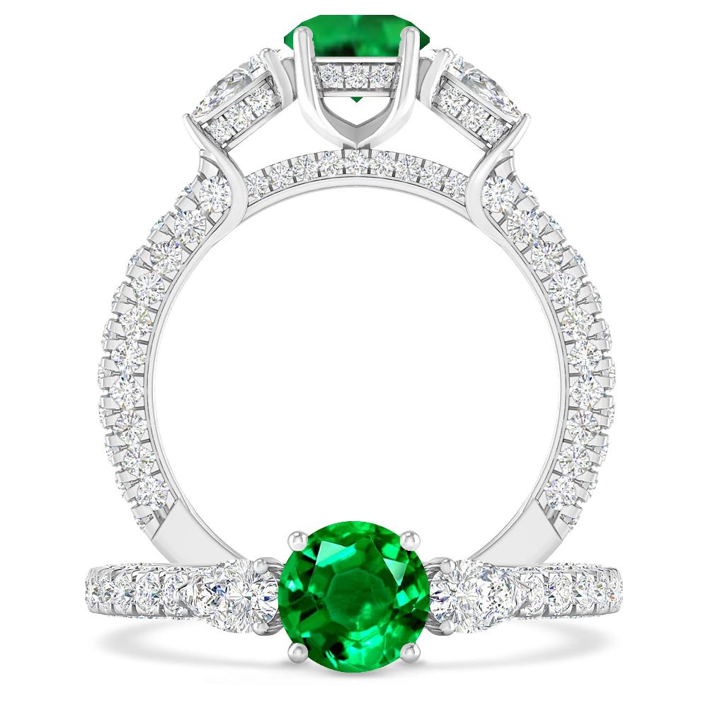 White Gold - Emerald