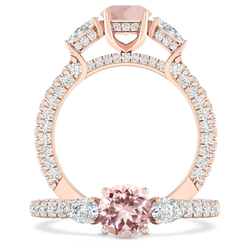 Rose Gold - Morganite