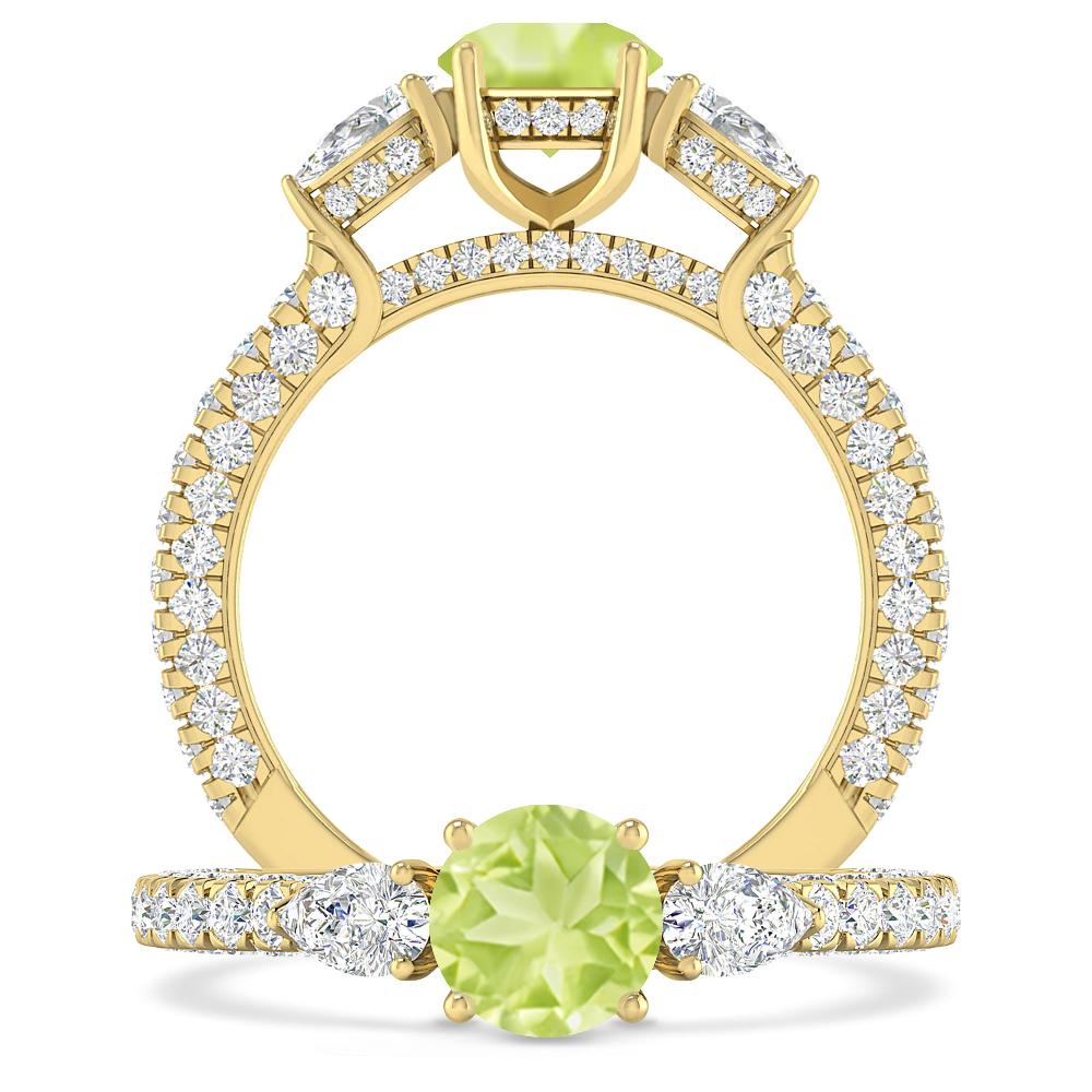 Yellow Gold - Peridot