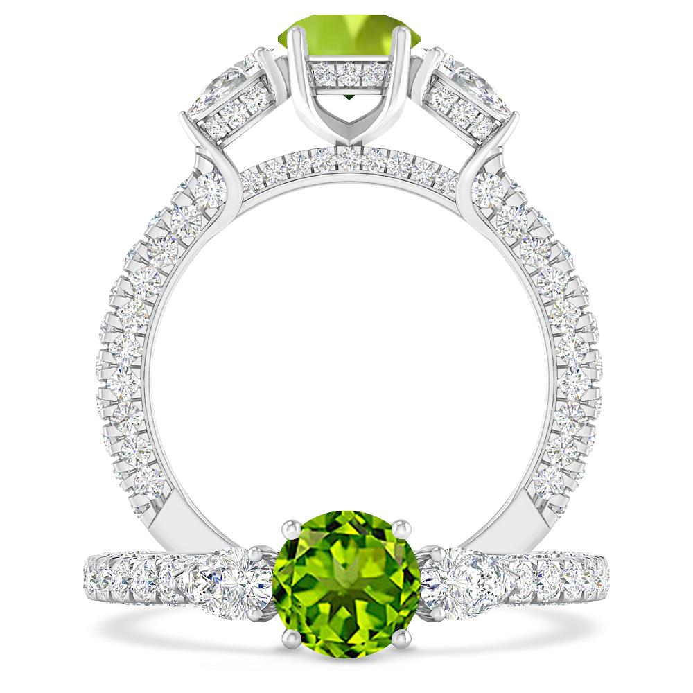 White Gold - Peridot