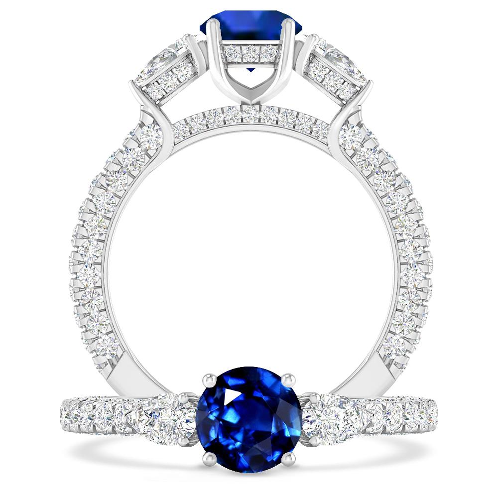 White Gold - Sapphire