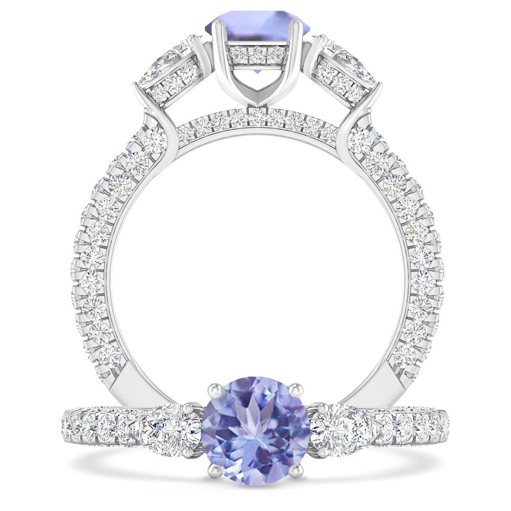 White Gold - Tanzanite